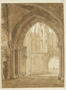 Innenansicht der Nordvorhalle der St. Mary Redcliffe