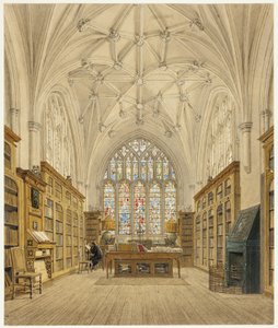 Bibliothek des Winchester College von Frederick Mackenzie