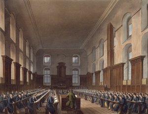 Schreibschule, Christ Hospital, aus Ackermanns 