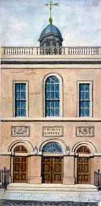 Trinity Chapel, Conduit Street, Westminster, London von Frederick Nash