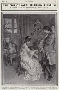 Eine Szene aus Henry Fieldings Tom Jones von Frederick Pegram