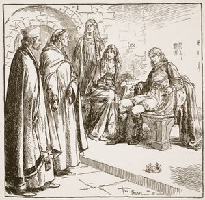 Dunstan, Edwy und Elgiva, Illustration aus 