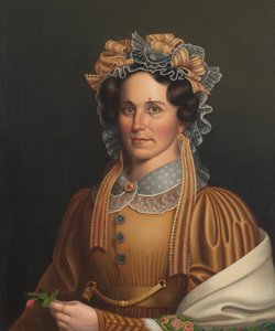 Dame in Braun, um 1855 von Frederick R. Spencer
