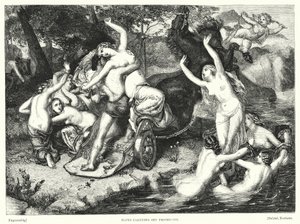 Pluto entführt Proserpina von Frederick Richard Pickersgill