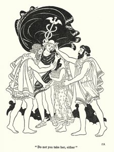 "Nimm sie auch nicht" (Lithografie) von Frederick Richardson