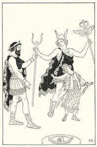 Quecksilber eilte Proserpina aus dem Palast des Pluto von Frederick Richardson