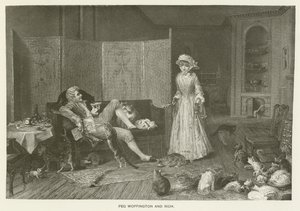 Peg Woffington und Rich von Frederick Smallfield