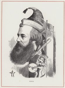 Shirley Brooks, Herausgeber von Punch von Frederick Waddy