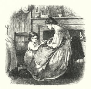 Ein Kind im Gebet von Frederick Walker