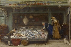 Ein Fischgeschäft von Frederick Walker