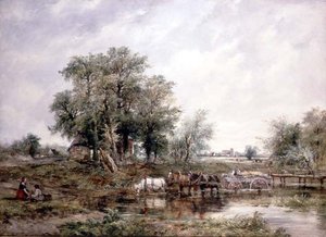 Eine Landschaft in Suffolk