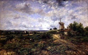 Blick auf Hampstead Heath von Frederick Waters Watts
