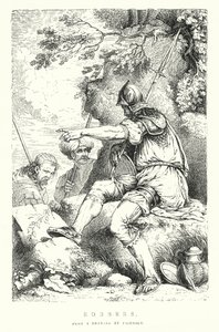 Räuber (Gravur) von Frederick William Fairholt