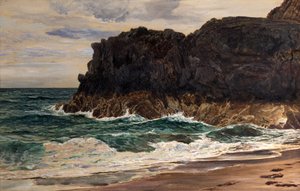 Leuchtturmfelsen, Llanddwyn, Nordwales