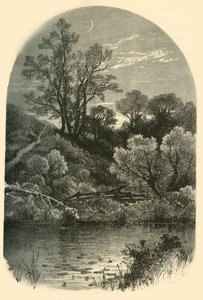Ufer des Housatonic in Pittsfield, 1874 von Frederick William Quartley