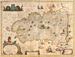 Bretagne, Frankreich von Frederick de Wit