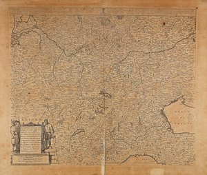 Zentral-Nordeuropa und Norditalien, Karte von Frederik de Wit, Amsterdam, Kupferstich von Frederick de Wit