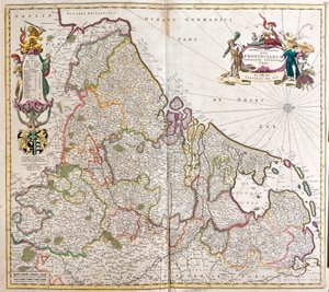 Karte von Niedergermanien (Deutschland)