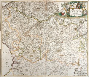Karte der Grafschaft Artois (Frankreich)