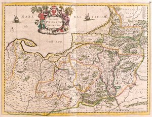 Karte des Königreichs Preußen (Deutschland)