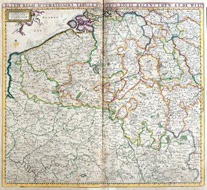 Karte des Königreichs der Niederlande