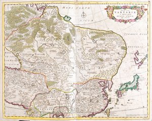 Karte der Region Tartarei (Russland und China)