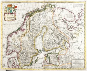 Schweden, Norwegen, Finnland, Estland, Nordwestrussland von Frederick de Wit