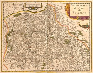 Île-de-France, Frankreich von Frederick de Wit