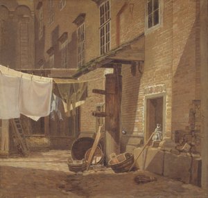 Der Hinterhof des Charlottenborg-Palastes
