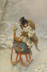 Die Schlittenfahrt von Frederik Hendrik Kaemmerer