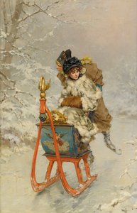 Die Schlittenfahrt von Frederik Hendrik Kaemmerer