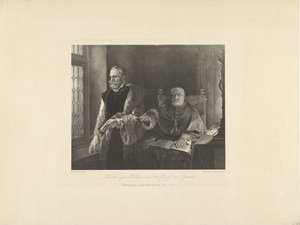 Die letzten Augenblicke von Egmond in seiner Zelle, 1568 von Frederik Hendrik Weissenbruch (possibly)
