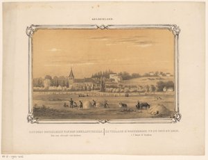 Ansicht von Oosterbeek mit Heuarbeitern von Frederik Lodewijk Huygens