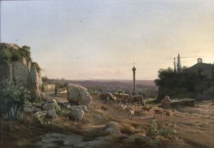 In der Nähe des Brunnens, Tivoli, in der Nähe von Rom von Frederik Rohde