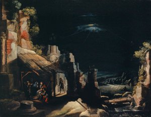 Die Anbetung der Hirten von Frederik Valckenborch