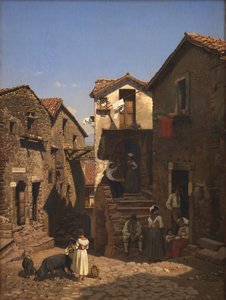 Eine Straße in Gerano von Frederik Vermehren