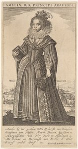 Amalia, Frau von Friedrich Heinrich, Prinz von Oranien von Frederik de Wit