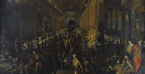 Das Festmahl des Belsazar, 1596
