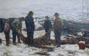 Fischer, ca. 1900 von Fredrik Kolstoe