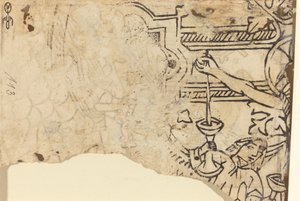 Christus auf einem Goldschmiedekreuz von French 15th Century