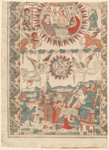Sankt Bonaventura kommt an und predigt in Lyon von French 15th Century