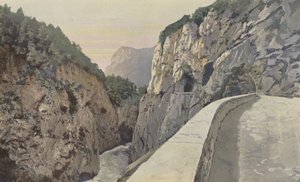Aime, Isère-Schlucht, Straße von Moutiers nach Aoste