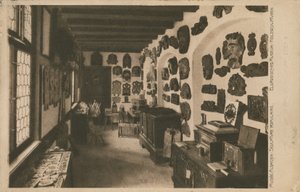 Elsässisches Museum mit Holzskulpturen