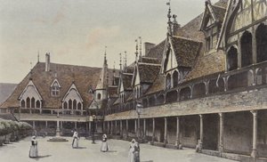 Beaune, Erster Innenhof des Krankenhauses