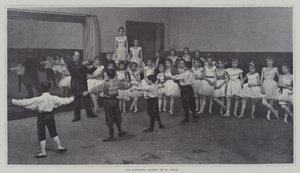 Jungen in einer Ballettklasse von French Photographer