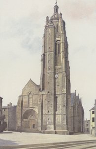 Bressuire, Kirche, Gesamtansicht S O von French Photographer