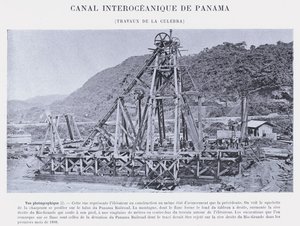 Panamakanal, Arbeiten an der Culebra von French Photographer