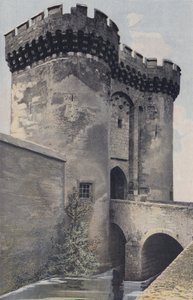 Chartres, Porte Guillaume, Außenansicht zur Stadt von French Photographer
