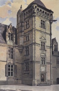 Chemaze, Schloss de Saint-Ouen, Treppenturm von French Photographer