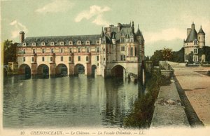 Chenonceaux, Das Schloss, Die Ostfassade von French Photographer